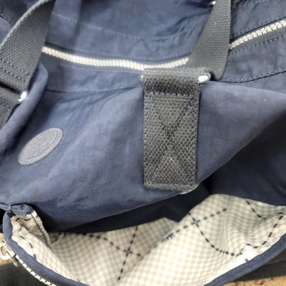 Kipling Itska Blue Weekend Travel Duffel Bag - Picture 4 of 10